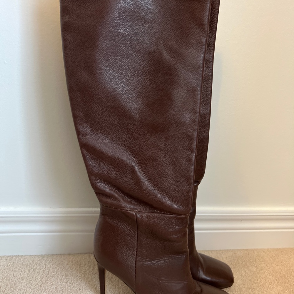 Aldo Dark Brown Heeled Boots